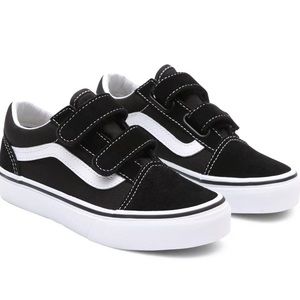 Kids unisex vans old skool Velcro sneakers, new without box, size 13